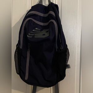 New Balance Dark Blue and Gray Backpack